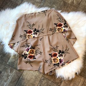 Nude Floral Romper